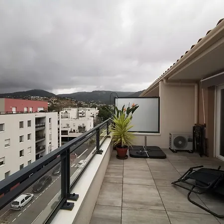 Au Lavandou - 4 Pers, Clim, Piscine, Terrasse, Parking, 950m - Fr-1-803-26 *